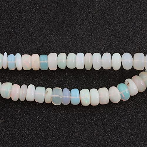 Opal naturel d'Éthiopie de qualité supérieure, perles rondelles lisses 5-11mm