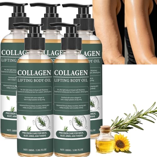 Sérum corporel hydratant au collagène et huile raffermissante anti-rides x5