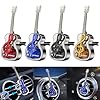 Besttoolifes Guitar-Shaped Car Air Freshener Diffuser, Essential Oil Aromatherapy For Car Air Vent, Dynamic Note Design, Long-Lasting Fragrance, General Fit For Vehicles(black) #3