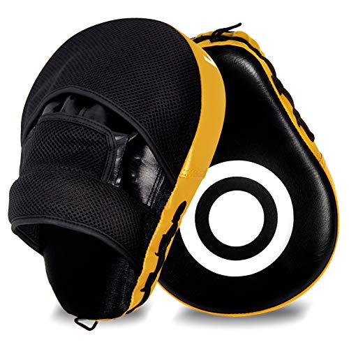 LARESDOMI Guantes de Boxeo, Objetivo de Boxeo, Almohadillas de Boxeo, Entrenamiento de Boxeo Manoplas de Boxeo para MMA Muay Thai, Entrenamiento de Boxeo, Paos de Boxeo