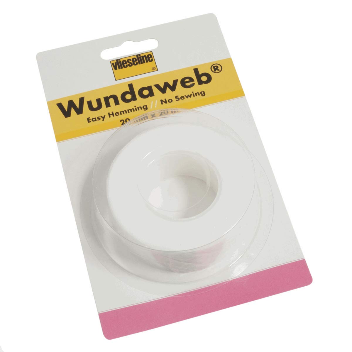 VlieselineWundaweb Wonderweb Easy Hemming Hem Tape Iron On Fusible Fabric No Sewing (20mm x 20m)