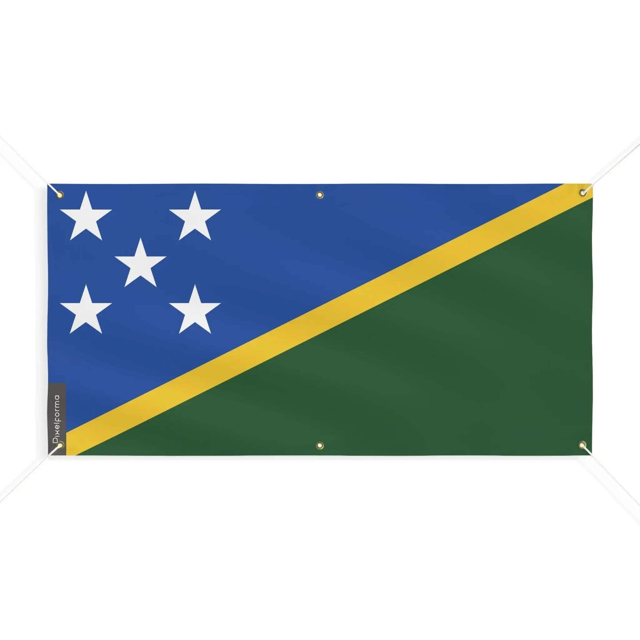 Drapeau des Salomon anti-vent avec oeillets de fixation