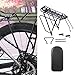 Menolana Bike Rear Cargo Rack Aluminum Alloy, Accessories Durability Back Seat Sturdy Bracket Direct Replaces Carrier Bicycle Carrier, Style C