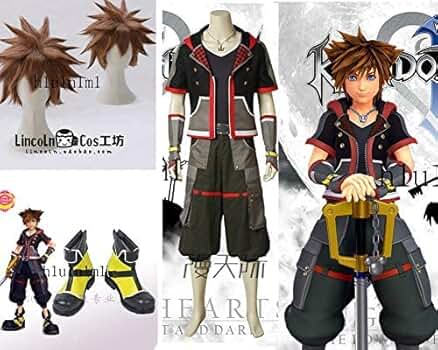 キングダムハーツ　ソラ　コスプレ衣装　 ウィッグ付き Amazon.co.jp: キングダム ハーツIII KHIII ソラ KINGDOM HEARTS