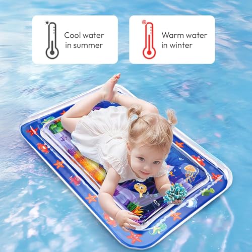 Image of StarAndDaisy Water Mat /playmat for Baby /Infant Sensory Play Gym for 6-12 Months /Newborn Baby Essentials /Water-Filled Activity Mat /Baby Gifts