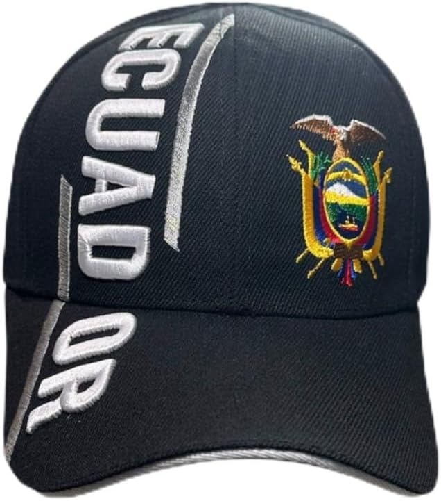 Ecuahats Ecuador Embroidered Cap, Colorful, Resistant, Manual Adjustable Without Clasp
