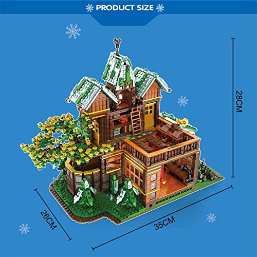 LAKIOMZ Technic Baumhaus Bausteine Modell 2466pcs Kreative Baumhaus Zeit Zimmer Ziegel Spielzeug Zusammenbauen… – Bild 6