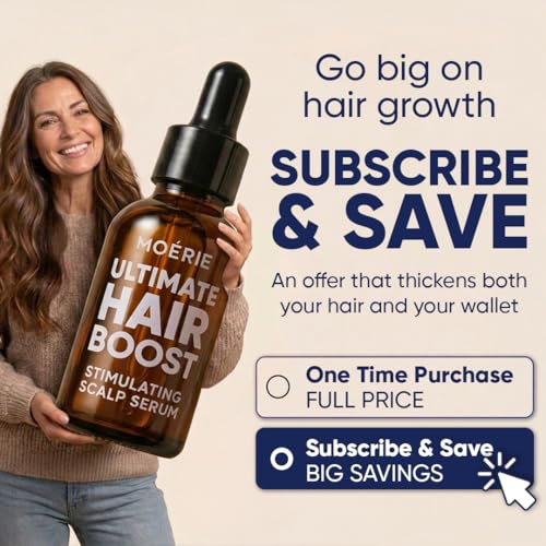 MOERIE Ultimate Hair Growth Serum 50ml — Caffeine + Biotin Scalp Serum — view 2