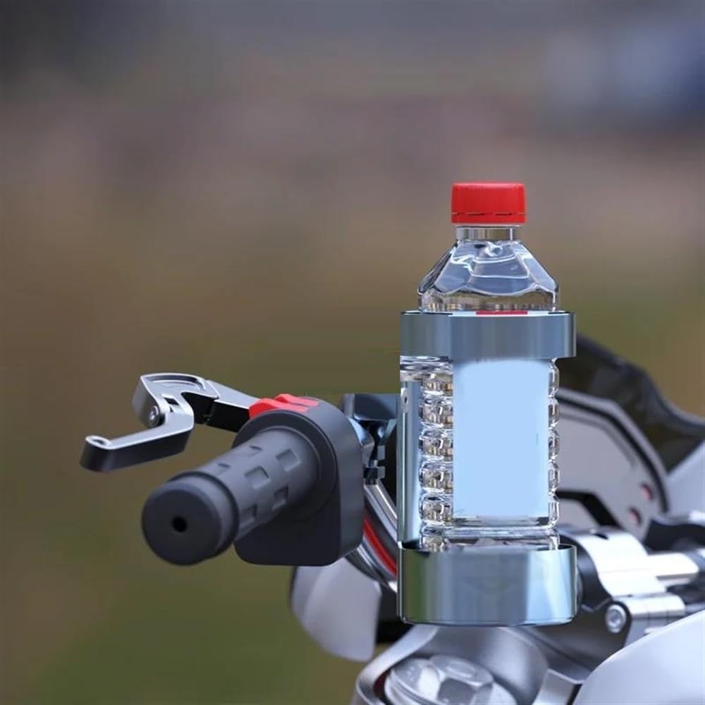 Motorrad Mountain Road Bike Universal Wasser Becherhalter Elektrische Motorrad Aluminium Legierung Reiten Wasser Flasche Halter Wasser Becherhalter(Blau)