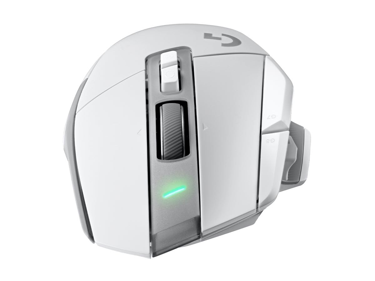 Logitech G G502 X LIGHTSPEED Mouse Gaming Wireless - Mouse Ottico con Switch Ottico-Meccanici Ibridi LIGHTFORCE, Sensore per Gaming HERO 25K, Compatibile con PC - macOS/Windows - Bianco