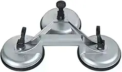 Ventosa Tripla Sucçao Carga 150kg Vidro Espelho Marmore Ceramica Porcelanato Alavanca Transporte Profissional Seguro