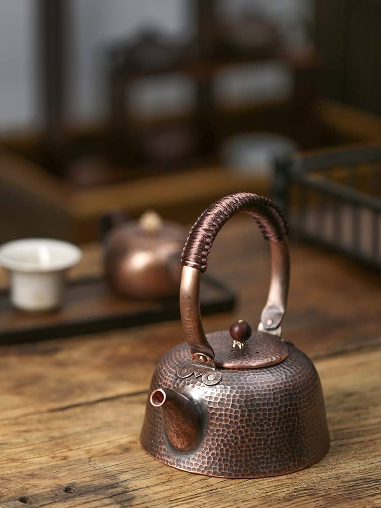 Amazon｜純粋な手作りの銅のやかん 銅槌目入 ケトル 大容量