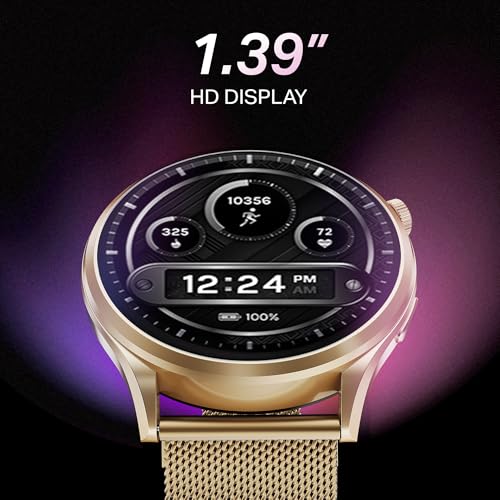 boAt Lunar Discovery Pro Rose Gold Smart Watch - Image 3