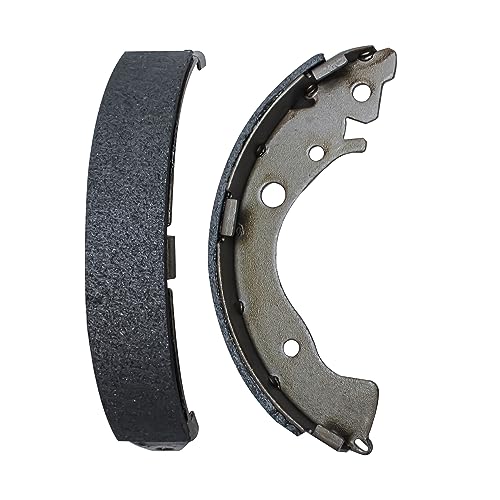 Image of Detroit Axle - 2 Rear Brake Shoes for 2006-2015 Honda Civic 2009-2020 Fit | Brake Shoes Set 2010 2011 2012 2013 2014 2015 2016 2017 2018 2019 Replacement