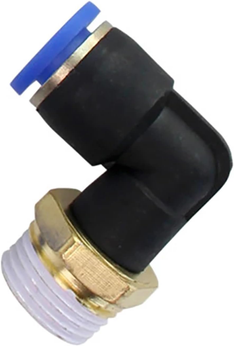 PL4-M5/PL6-02 Plastic Connector PL Quick Pressure Regulator Pipe Throttle Valve Compressor Accessories Pneumatic Fitting 1Pcs(PL4-01)
