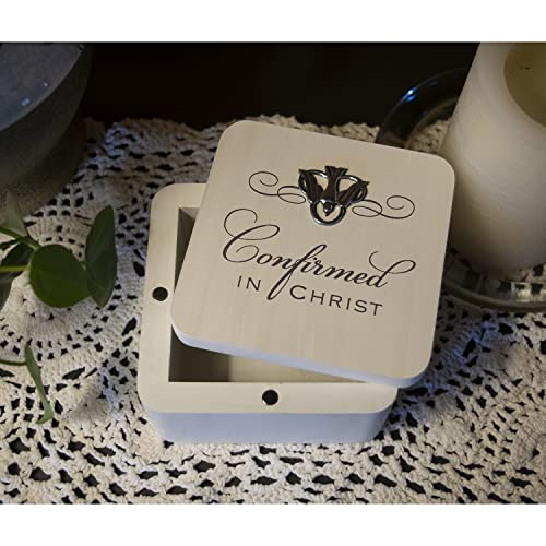 Cathedral Art Abbey & CA Gift Confirmation White Keepsake Box W/Magnetic Cover - Thumbnail 5