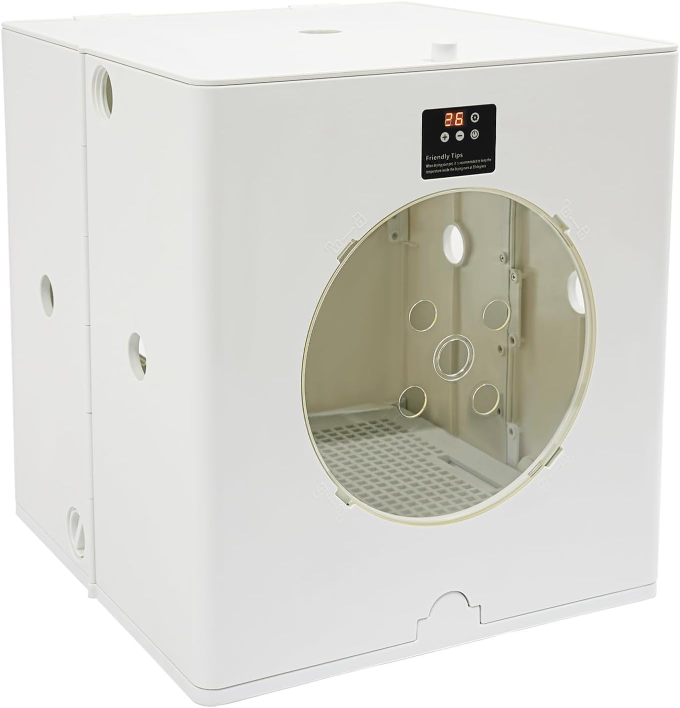 Automatic Folding Pet Drying Box, Cat Hair Dryer Box, Freestanding Pet Omni-Directional Ultra Silent Quick Drying Box