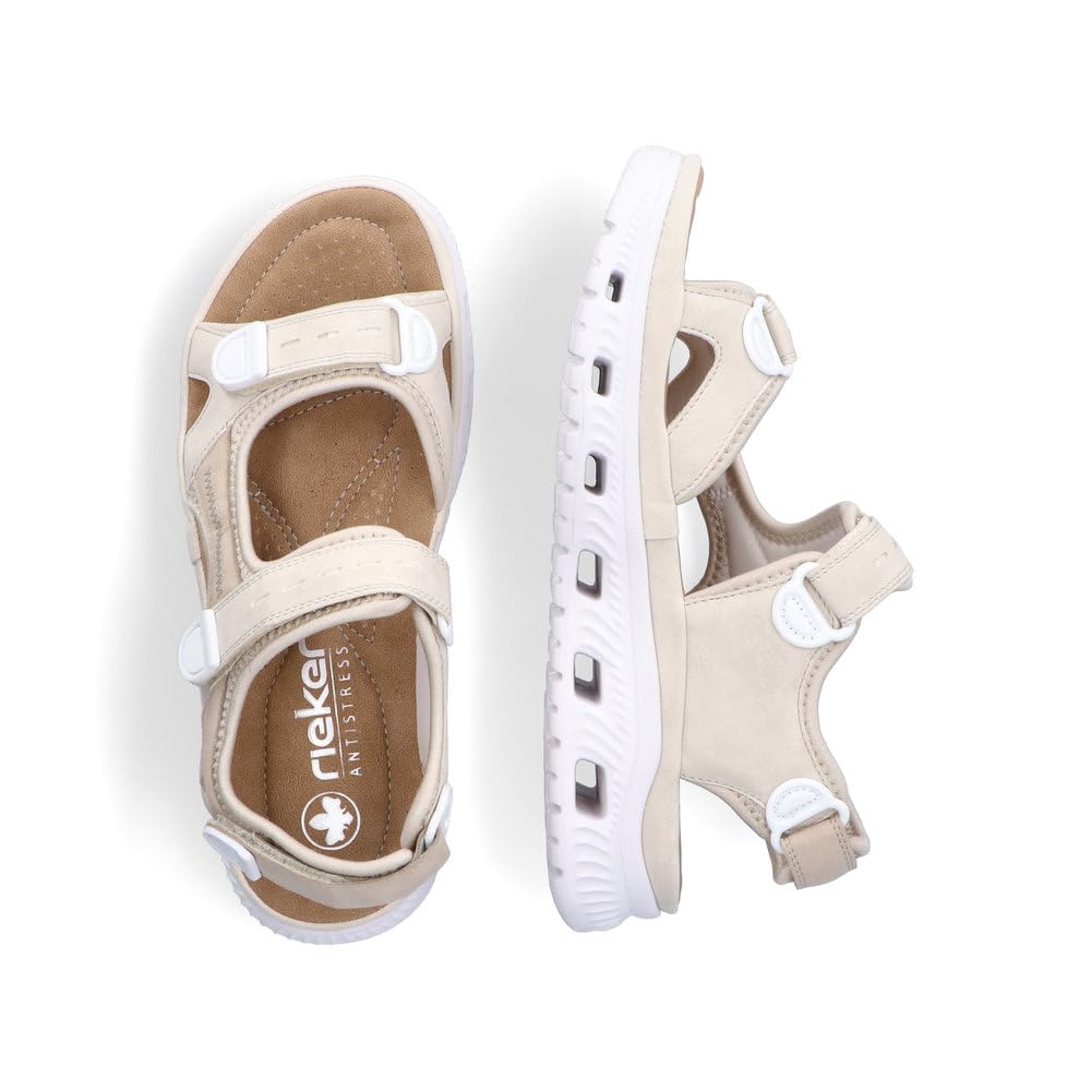 Rieker Damen Klassische Sandalen 64074, Frauen Sandalen