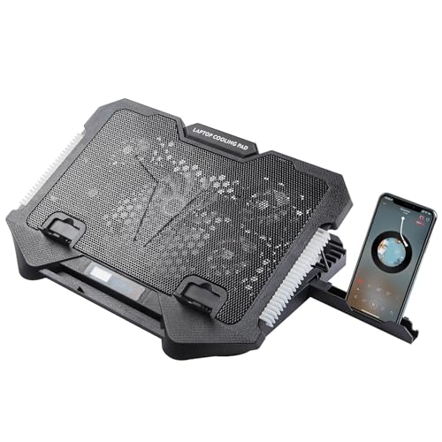 Base enfriadora ajustable para laptop con ventilador silencioso miniatura 3