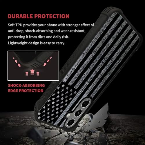 Coque Samsung S24 S25 Plus drapeau américain en TPU antichoc - 5