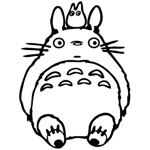 Totoro Sitting Car/Truck/Laptop/Wall Vinyl Decal