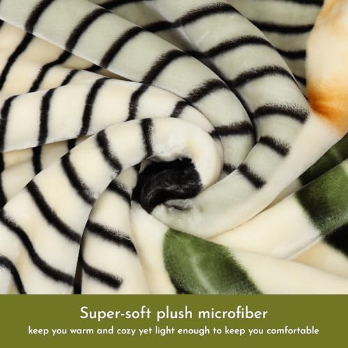Image of Signature Special Limited Edition Super Soft Double Layered Blanket - 1100 GSM Winter Luxury - Reversible, Ultra Warm & Plush - King & Single Bed (Modern Serinity, Double)
