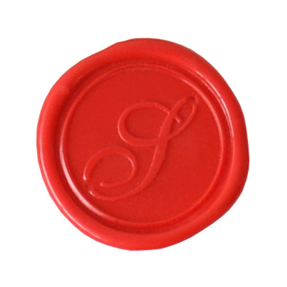 Jacques Herbin 40319T, A brass seal with varnished wooden handle, Modern English, The Letter S, Manufactured in France