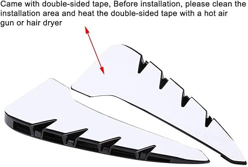 Miniatura 6 de rejilla con orificios con calcomanía de ABS, conductos de ventilación laterales para auto, para BMW serie X, X5, F15, X5M o F85, calcomanías