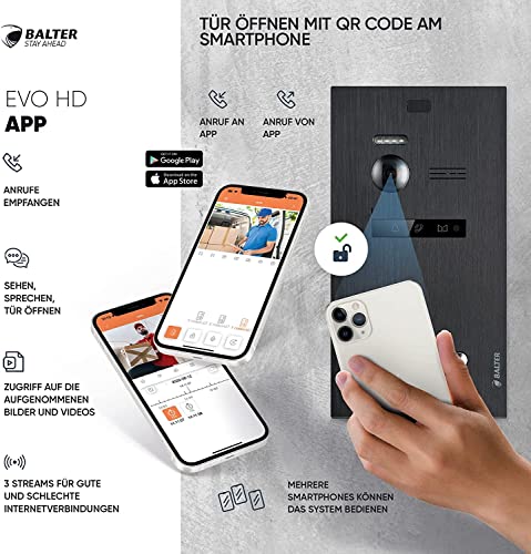 Balter EVO-HD Video Türsprechanlage für Einfamilienhäuser