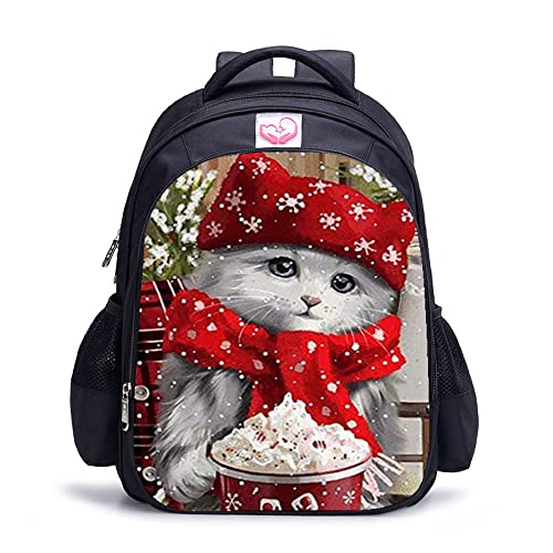 Sac à dos enfants Chat de Noël une idée cadeau originale pour les fêtes