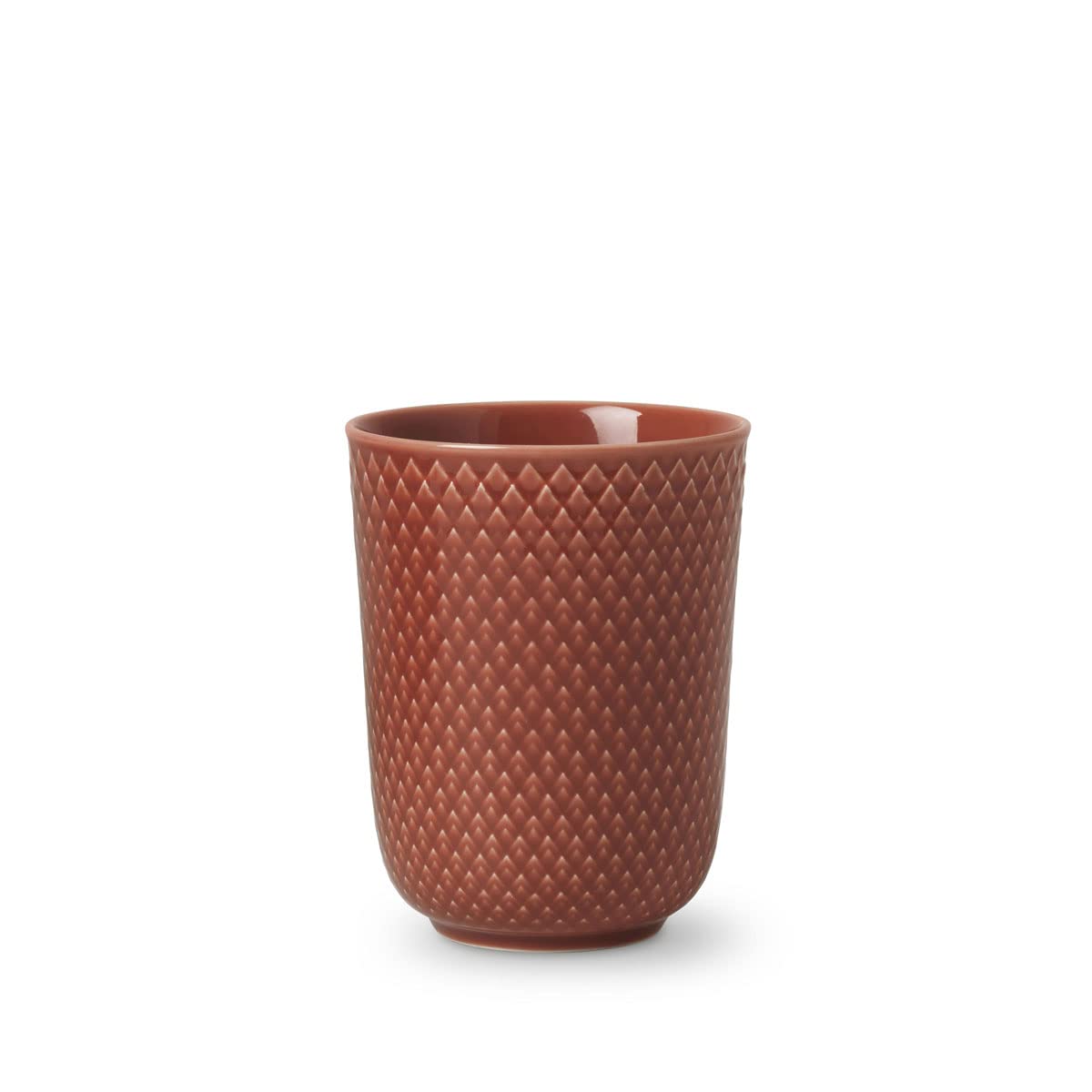 Tasse en porcelaine Rhombe Color Lyngby Porcelæn rouge