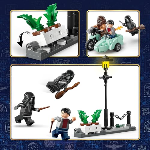Image of LEGO Harry Potter Hagrid & Harry's Privet Drive Escape - Building Set - Motorcycle Toy - 76459