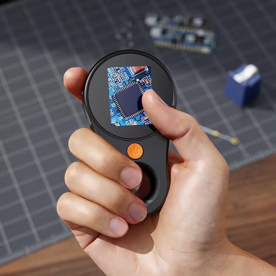 500X Handheld Digital Microscope 2 MP Electronic Magnifier LED Light for Jewelry Watch Repair