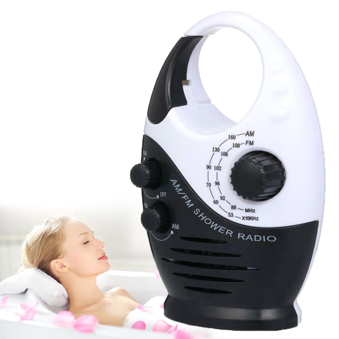 Radio de Douche imperméable Mini Am/FM DOUCH Radio Radio Radio Radio Radio Radio Radio INTRACKE