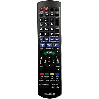 Aurabeam Replacement Remote Control N2QAYB000759 for Panasonic Blu-ray Recorder DMR-BST820 DMR-BST720 DMR-BST721 DMR-BST835 DMRBCT730 DMRBCT820 DMRBCT720 DMRBCT721