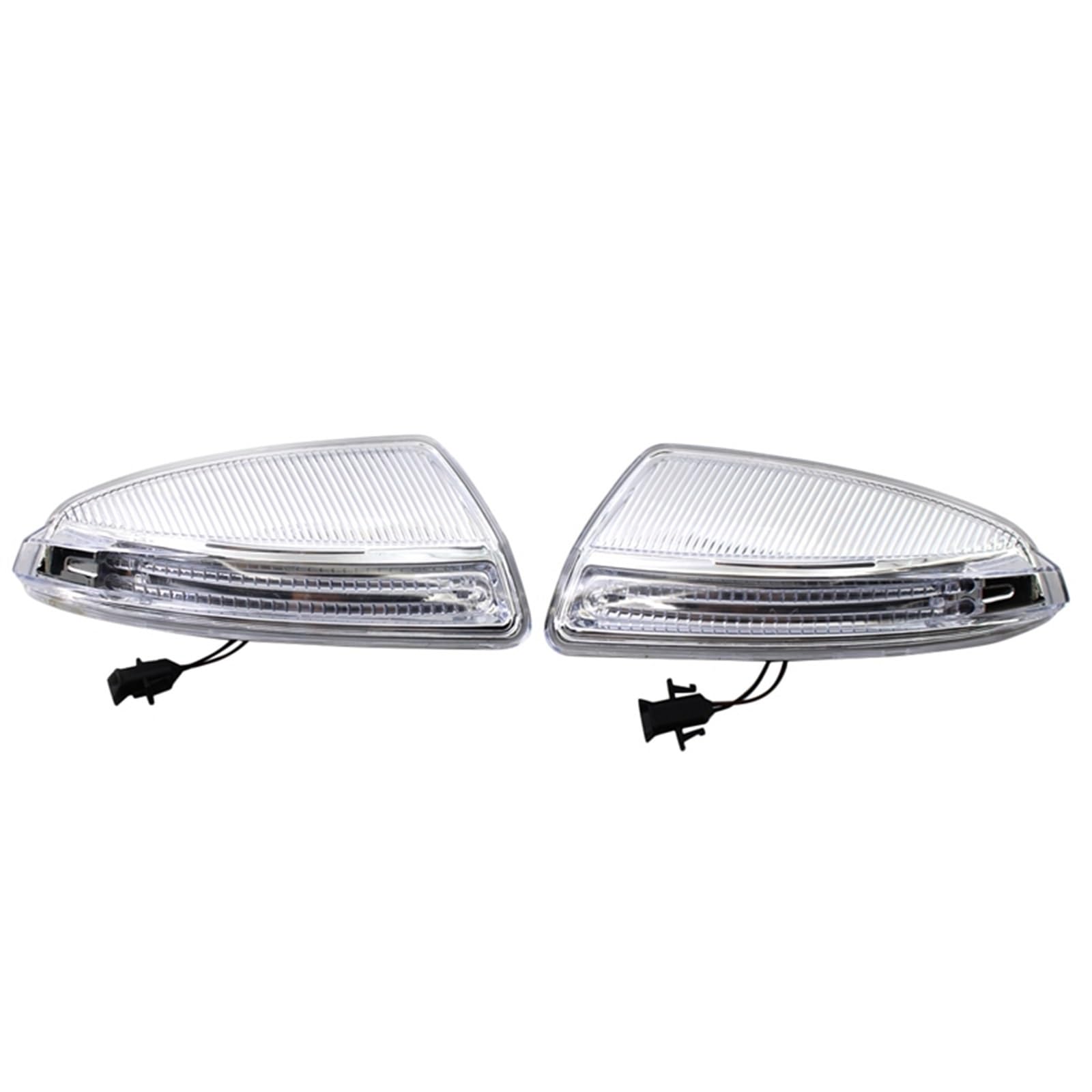 SKINII Luces Giro Intermitente Luz LED para Intermitente Espejo Retrovisor Coche para Mercedes para Benz para Viano para Vito W639 W204 S204 A2048200721 ​​A2048200821 Indicador Led Luces