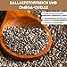 Chiasamen 1kg – 100% Natürlich, Reich an Omega-3, Ballaststoffen & Protein – Vegan, Glutenfrei, Rohes Superfood – Ideal für Smoothies, Backen, Porridge, Salate – Wiederverschließbarer Beutel