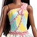 Barbie Dreamtopia Princess Doll, Approx 12-Inch Brunette with Pink Hairstreak Wearing Colorful Candy-Inspired Outfit and Tiara, for 3 to 7 Year Olds​​, Multi