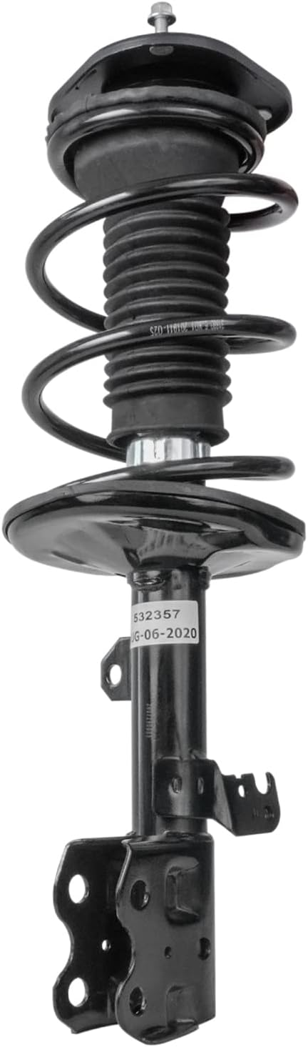 Detroit Axle - Front Right Strut for Toyota Prius 2004-2009, Passenger Side Ready Strut w/Coil Spring Assembly 2005 2006 2007 2008 Replacement Suspension Quick Install Ready Strut Shock