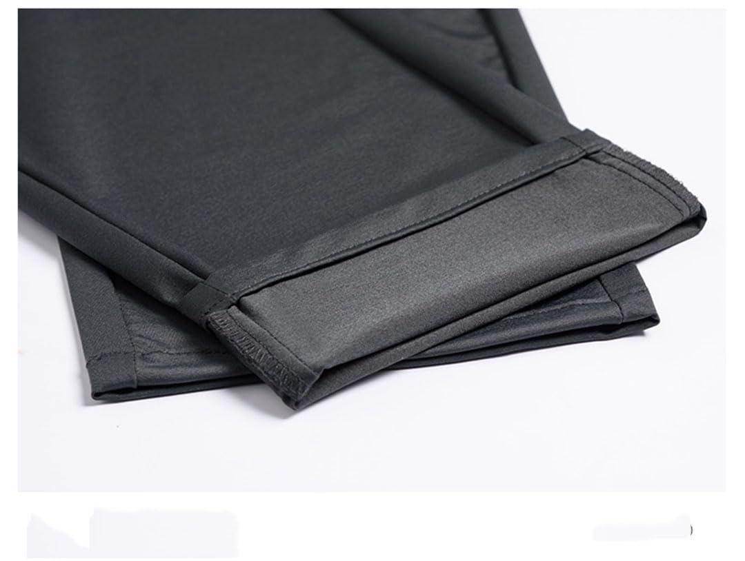 Vogrtcc Pantalones Casuales Elásticos Ajustados Delgados para Hombres Pantalones De Negocios