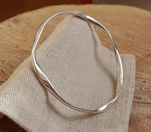 Image of 99.9% Pure Silver Kada (Bangle),Fixed Size| Gifts for Women and Girls | With Certificate of Authenticity and 99.9 Stamp