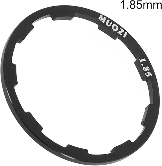 Replacement Freehub Body Washer For Cyclists Seeking Reliable Spacing Solutions In Cassette And Freewheel Setups(Black 1.85mm)
