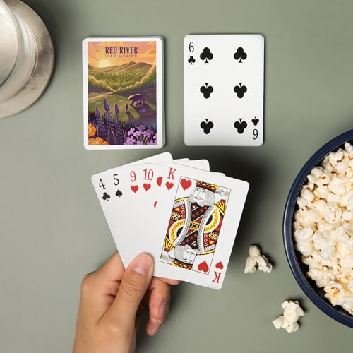 Baraja de Poker Lantern Press 52 Cartas Papel miniatura 2