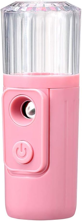 Gezicht Spuit Mist Draagbare Facial Verneveling Mister Facial Steamer Gezicht Sproeier Water Spa Huidverzorging Schoonheid Gereedschap Roze