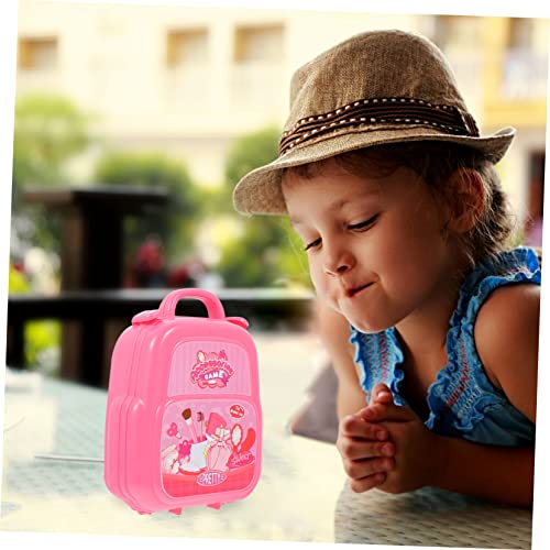 NUSITOU 1 Conjunto De Ferramentas De Higiene Pessoal Mochila De Brinquedo De Maquiagem Mochila Para