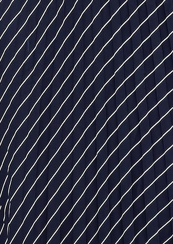 Image of NUEVOSDAMAS Floral Printed Pleated Navy /Multi Skirt