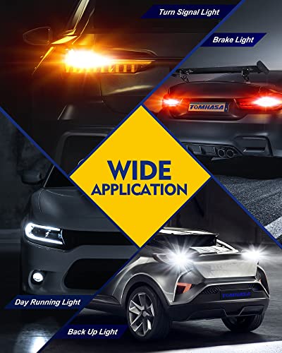 Tomhasa 7440 Led Bulb Amber 7443 Led Bulb Amber 7440 Led Turn Signal Light Bulbs, 36Smd-2835 Chipsets, 7444Na 7441 T20 W21W Led Replacement Lamp For Blinker Lamp Turn Signal Lights Drl, Pack Of 2 #TOP6