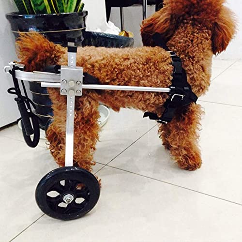 Fauteuil roulant pour chien en aluminium léger ajustable pour rééducation sportive
