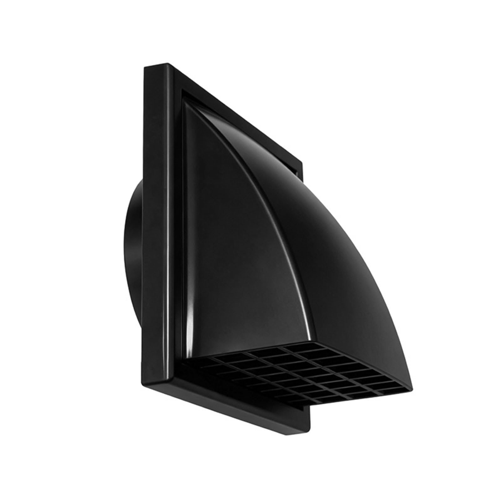 Plastics Exhaust Hood Exterior Wall Ventilation Grille Outdoor Air Vent Cap Exterior Wall Exhaust Vent Outlet Deflector Outlet