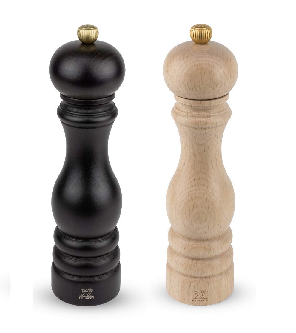 Macinino per pepe e sale set Peugeot Paris Chocolate/legno naturale 22 cm
